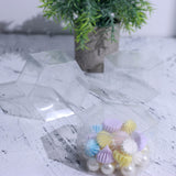 Pack of 25 | Plastic Clear Hexagon Favor Candy Boxes - 3x2x2Inch