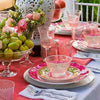 Set Of 12 | 11" Pink Break Resistant Porcelain Plates | Microwave Safe Dinner Plates
