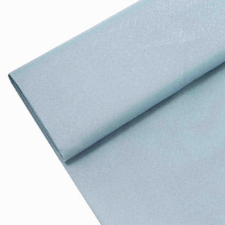 Elevate Your Event with the Dusty Blue Polyester Fabric Bolt