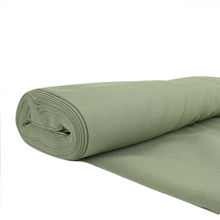 Elevate Your Event Decor with Dusty Sage Green Polyester Fabric Bolt
