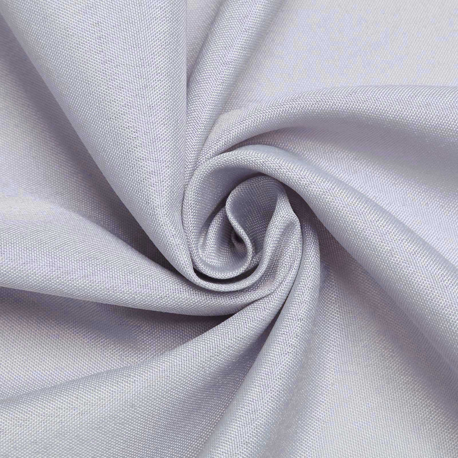 54inch Wide x 10 Yards Silver Polyester Fabric Bolt, Wholesale Fabric By The Bolt#whtbkgd