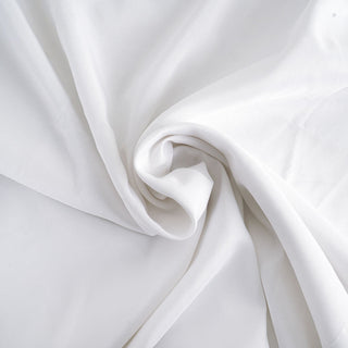 Versatile White Polyester Fabric for Event Decor