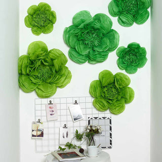 Create Unforgettable Moments with Apple Green Peony Paper Flowers