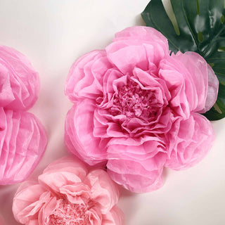 Fuchsia Peony 3D Paper Flowers Wall Decor: A Must-Have for Every Occasion