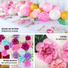 6 Pack Pink & Fuchsia Giant Paper Flowers Peony Assorted Sizes - 12" | 16" | 20"