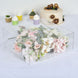 Clear Acrylic Cake Box Stand, Transparent Display Box Pedestal Riser with Hollow Bottom