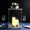 Clear Acrylic Pedestal Risers | Transparent Acrylic Display Boxes 