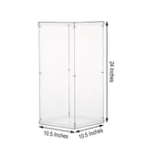 Clear Acrylic Pedestal Risers | Transparent Acrylic Display Boxes