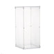 Clear Acrylic Pedestal Risers | Transparent Acrylic Display Boxes#whtbkgd