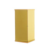 24" Gold Mirror Finish Acrylic Pedestal Risers - Display Boxes with Interchangeable Lid and Base#whtbkgd