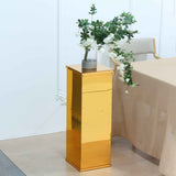 Gold Mirror Box, Pedestal Risers, Acrylic Box