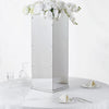 32 inch Silver Mirror Finish Acrylic Pedestal Risers