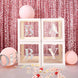 2pcs Transparent DIY Balloon Boxes, Baby Shower Party Decoration Boxes White Edges