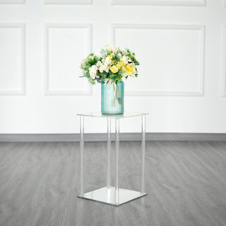 Elegant and Versatile: 16" Clear Acrylic Wedding Table Centerpiece Vase