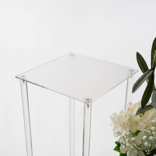 Endless Decoration Possibilities with the Clear Acrylic Wedding Column