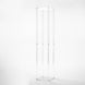 48inch Clear Acrylic Floor Vase Flower Stand With Mirror Base, Wedding Column#whtbkgd