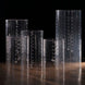 Set of 5 | Clear Acrylic Cylinder Plinth Pedestal Boxes, Pillar Display Prop Stands