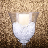 4 Pack | 18" Cup Flower Fillable Stem Clear Plastic Centerpiece Vases