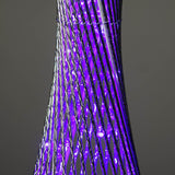 24" Color Changing LED Spiral Metal Tower Columns