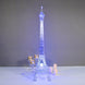 59 inch Color Changing LED Metal Eiffel Tower#whtbkgd