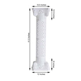4 PCS Height Adjustable Artistic Roman Wedding Columns Plant Stand