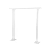 40inch Tall Clear Acrylic Rectangular Flower Frame Table Display Stand#whtbkgd