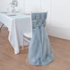 5 Pack | 22inch x 78inch Dusty Blue DIY Premium Designer Chiffon Chair Sashes