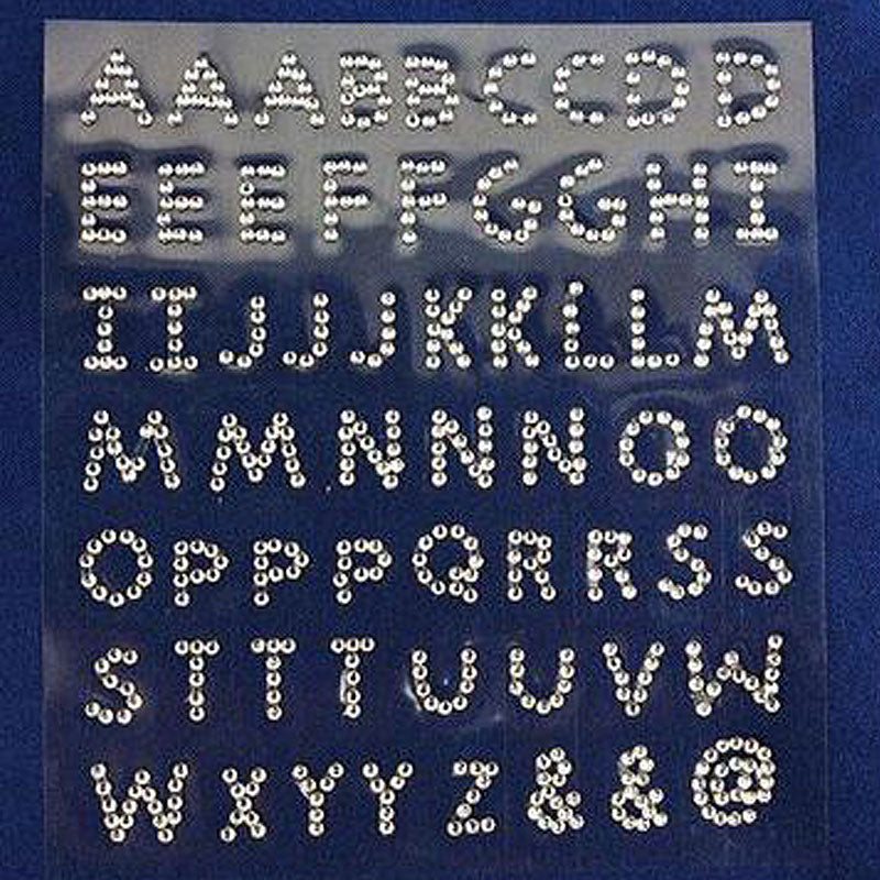 240pcs/2 Sheets Alphabet Letter Stickers Self Adhesive Name