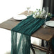 10ft Peacock Teal Gauze Cheesecloth Table Runner, Wedding Arch Arbor Fabric Decor