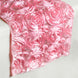 14x108inch Pink Grandiose 3D Rosette Satin Table Runner