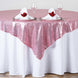 72"x72" Grand Duchess Sequin Table Overlays - Pink
