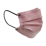 10 Pack | 3 Ply Dusty Rose Disposable Face Mask Non Woven Mask with Ear Loop#whtbkgd