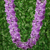 7ft | Purple Artificial Silk Hydrangea Hanging Flower Garland Vine#whtbkgd