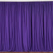 2 Pack Purple Scuba Polyester Curtain Panel Inherently Flame Resistant Backdrops Wrinkle#whtbkgd