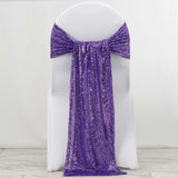 Chair Sashes, Sequin Fabric, Wedding Chair Decorations