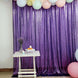 8ftx8ft Purple Sequin Event Background Drape, Photo Backdrop Curtain Panel