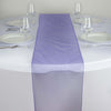 Table Runner Organza - Purple#whtbkgd