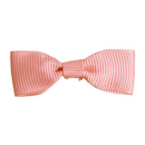 50 Pcs | 1.5inch Dusty Rose Grosgrain Pre Tied Ribbon Bows, Gift Basket Party Favor Bags Decor - Polyester#whtbkgd