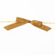 50 Pcs 3inch Gold Satin Pre Tied Ribbon Bows, Gift Basket Party Favor Bags Decor - Classic#whtbkgd