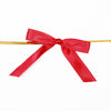 50 Pcs 3inch Red Satin Pre Tied Ribbon Bows, Gift Basket Party Favor Bags Decor - Classic#whtbkgd