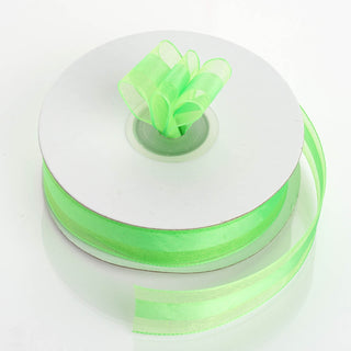 Add a Pop of Color with Apple Green Organza Ribbon