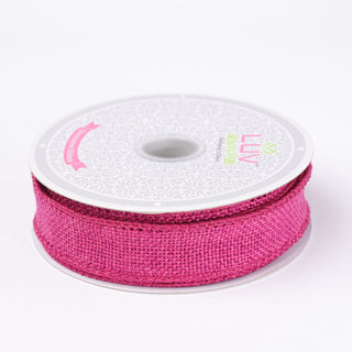 Elevate Your Event Decor with Fuchsia Burlap Jute Ribbons