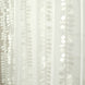 50ft | 4inch Ivory Leaf Petal Taffeta Ribbon Sash, Artificial DIY Fabric Garlands