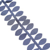 50ft | 4inch Navy Blue Leaf Petal Taffeta Ribbon Sash, Artificial DIY Fabric Garlands#whtbkgd