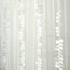 50ft | 4inch White Leaf Petal Taffeta Ribbon Sash, Artificial DIY Fabric Garlands