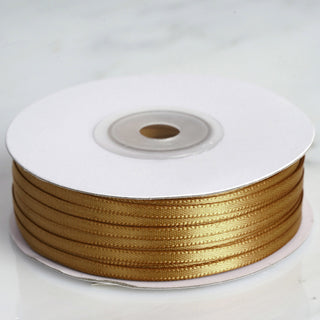 Add a Touch of Elegance with Gold Satin Ribbon