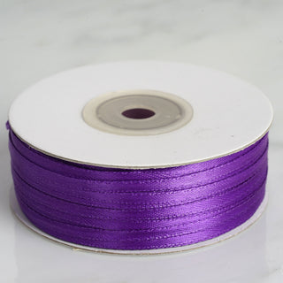 Add a Touch of Elegance with Purple Satin Ribbon
