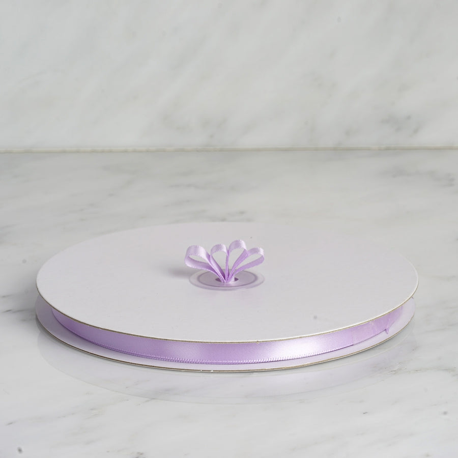 100 Yards 3/8inch Lavender Lilac Decorative Satin Ribbon