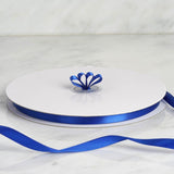 100 Yards 3/8" Royal Blue Decorative Satin Ribbon#whtbkgd