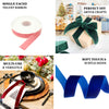 Gold 1Inch Velvet Single Faced Ribbon Spool, DIY Craft Supplies, Velvet & Nylon Ribbon Roll